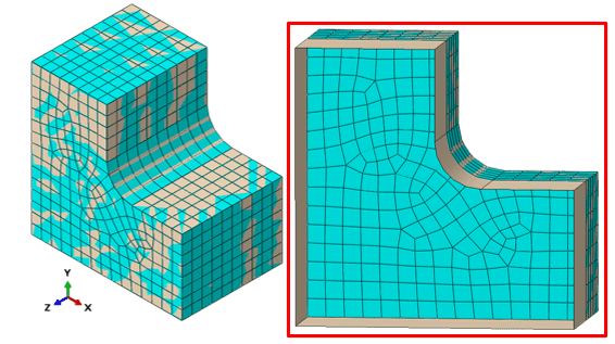 Hexahedral meshing in Abaqus CAE